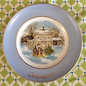 Avon Christmas Plate Series